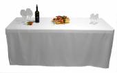 Tischhusse Weiss für Tischgröße 60 x 100cm, Gastro -Serie 