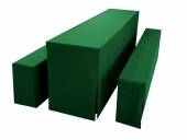70cm Hussenset Exklusiv - Dunkelgrün