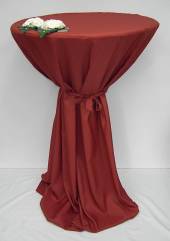 Stehtisch-Hussen rost-rot