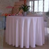 320cm Tischdecke, rund,  Bordeaux
