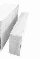 25cm x 200cm Bankhusse einzeln Exklusiv - Weiss
